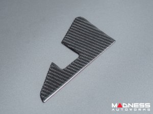 Alfa Romeo Giulia Center Console Cover Trim - Carbon FIber - Flexible / Self Adhesive Alfa Romeo Giulia Center Console Cover Trim - Carbon FIber - Flexible / Self Adhesive